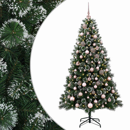 Artificial Christmas Tree with Bauble 210 cm 300 LEDs