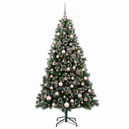 Artificial Christmas Tree with Bauble 210 cm 300 LEDs