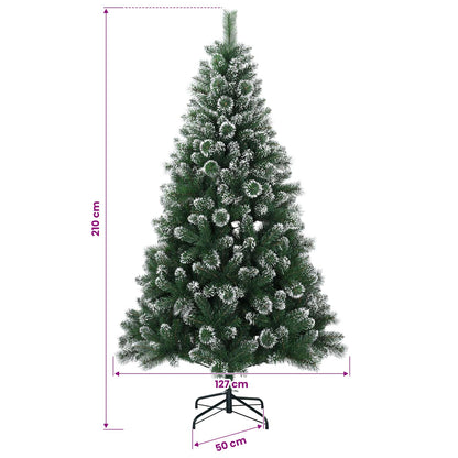 Artificial Christmas Tree with Bauble 210 cm 300 LEDs