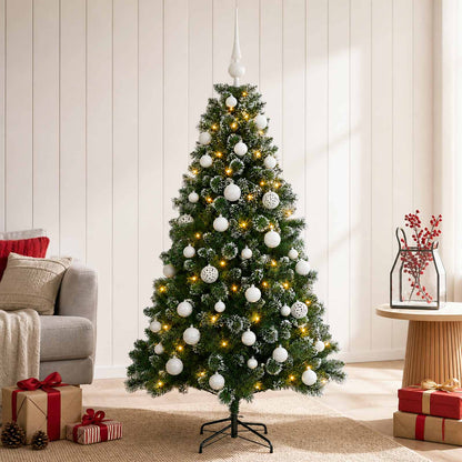 Artificial Christmas Tree with Bauble 120 cm 150 LEDs