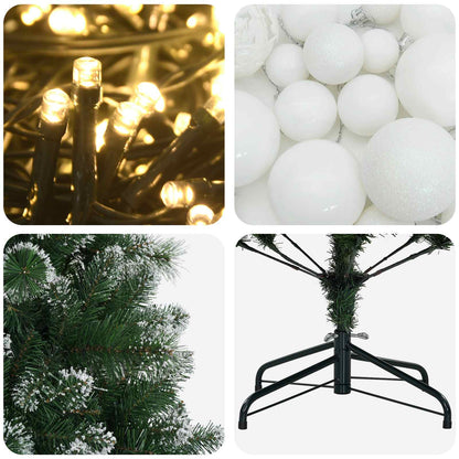 Artificial Christmas Tree with Bauble 210 cm 300 LEDs