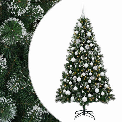 Artificial Christmas Tree with Bauble 210 cm 300 LEDs