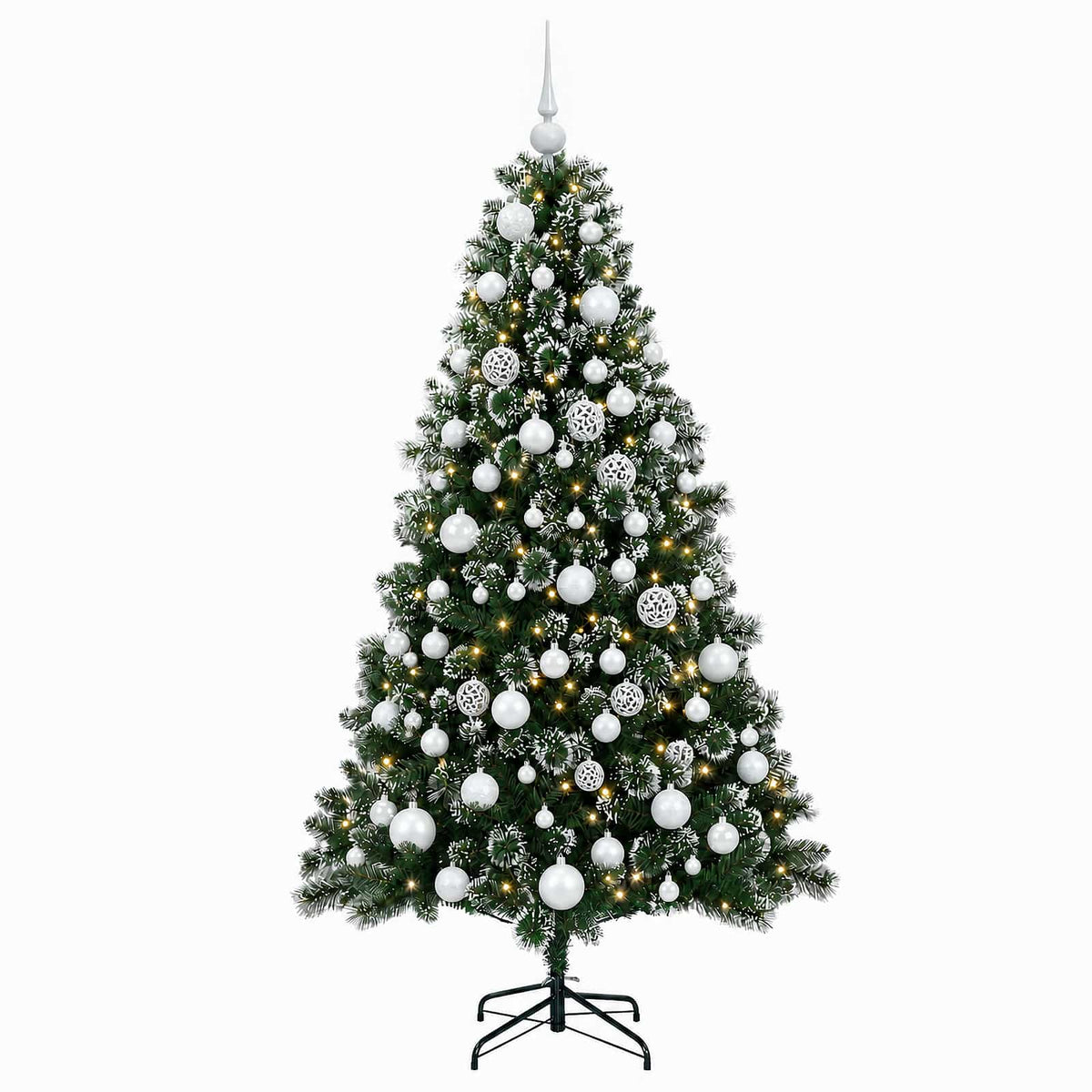 Artificial Christmas Tree with Bauble 210 cm 300 LEDs
