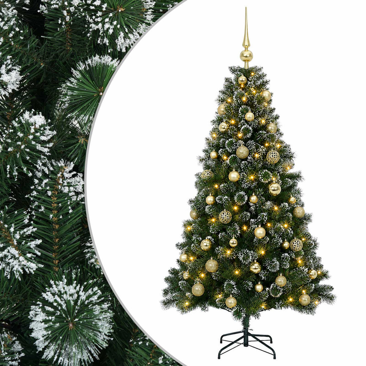 Artificial Christmas Tree with Bauble 120 cm 150 LEDs