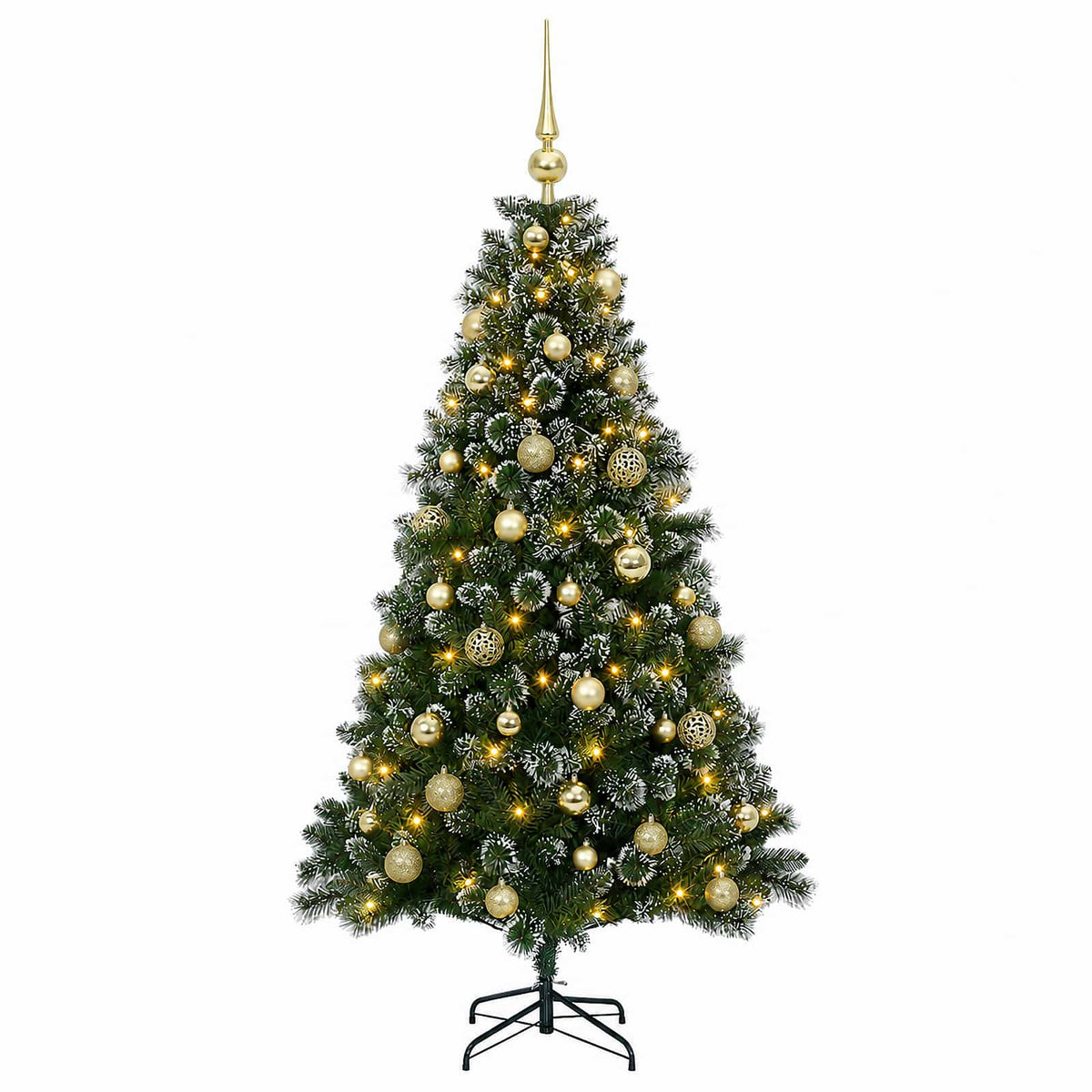 Artificial Christmas Tree with Bauble 120 cm 150 LEDs