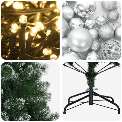 Artificial Christmas Tree with Bauble 120 cm 150 LEDs