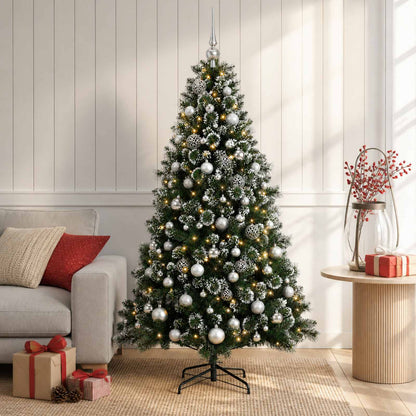 Artificial Christmas Tree with Bauble 210 cm 300 LEDs