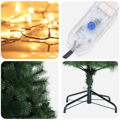 Artificial Christmas Tree 210 cm 300 LEDs Warm White