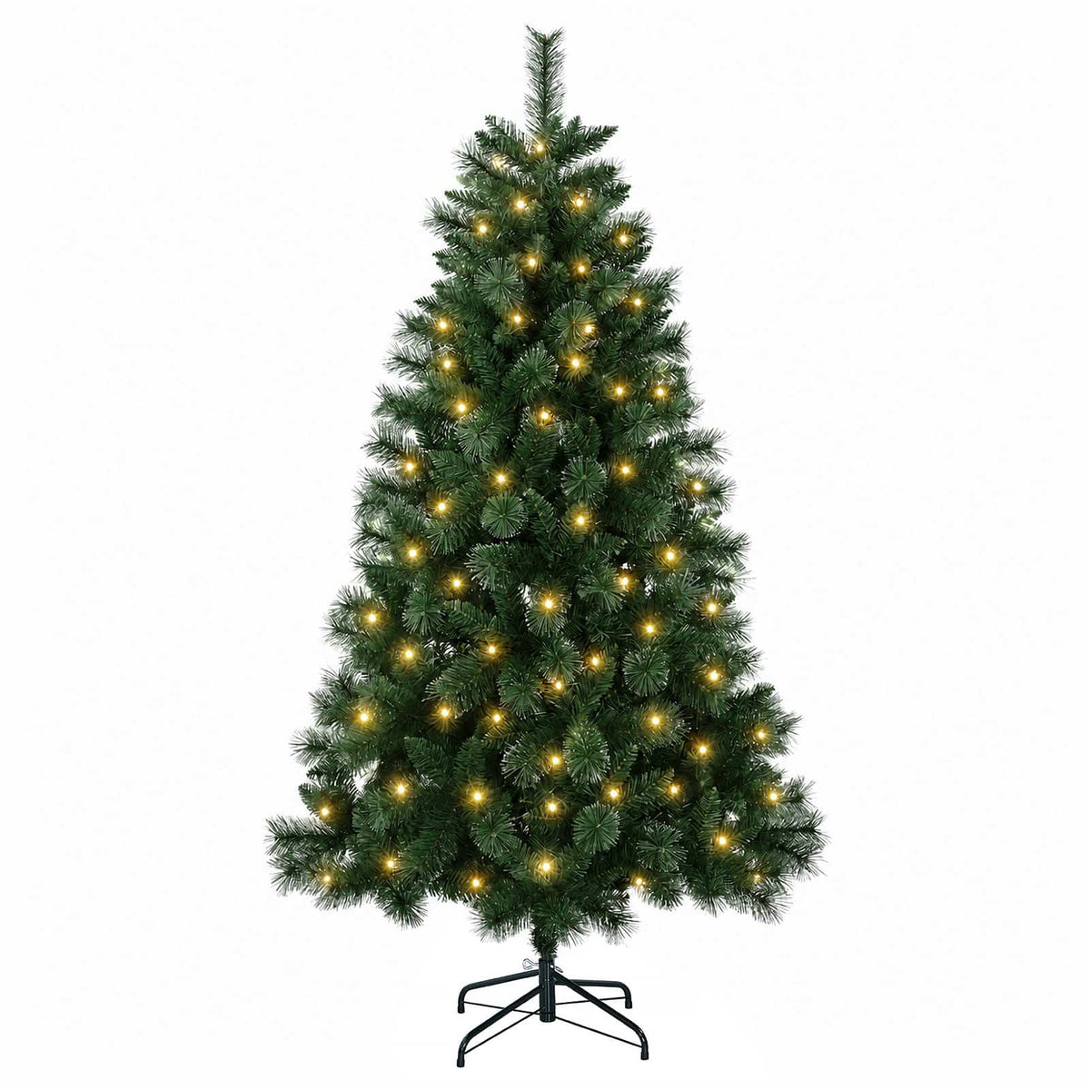 Artificial Christmas Tree 210 cm 300 LEDs Warm White