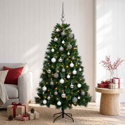 Artificial Christmas Tree with Bauble 150 cm 150 LEDs