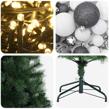 Artificial Christmas Tree with Bauble 150 cm 150 LEDs