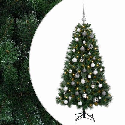 Artificial Christmas Tree with Bauble 150 cm 150 LEDs