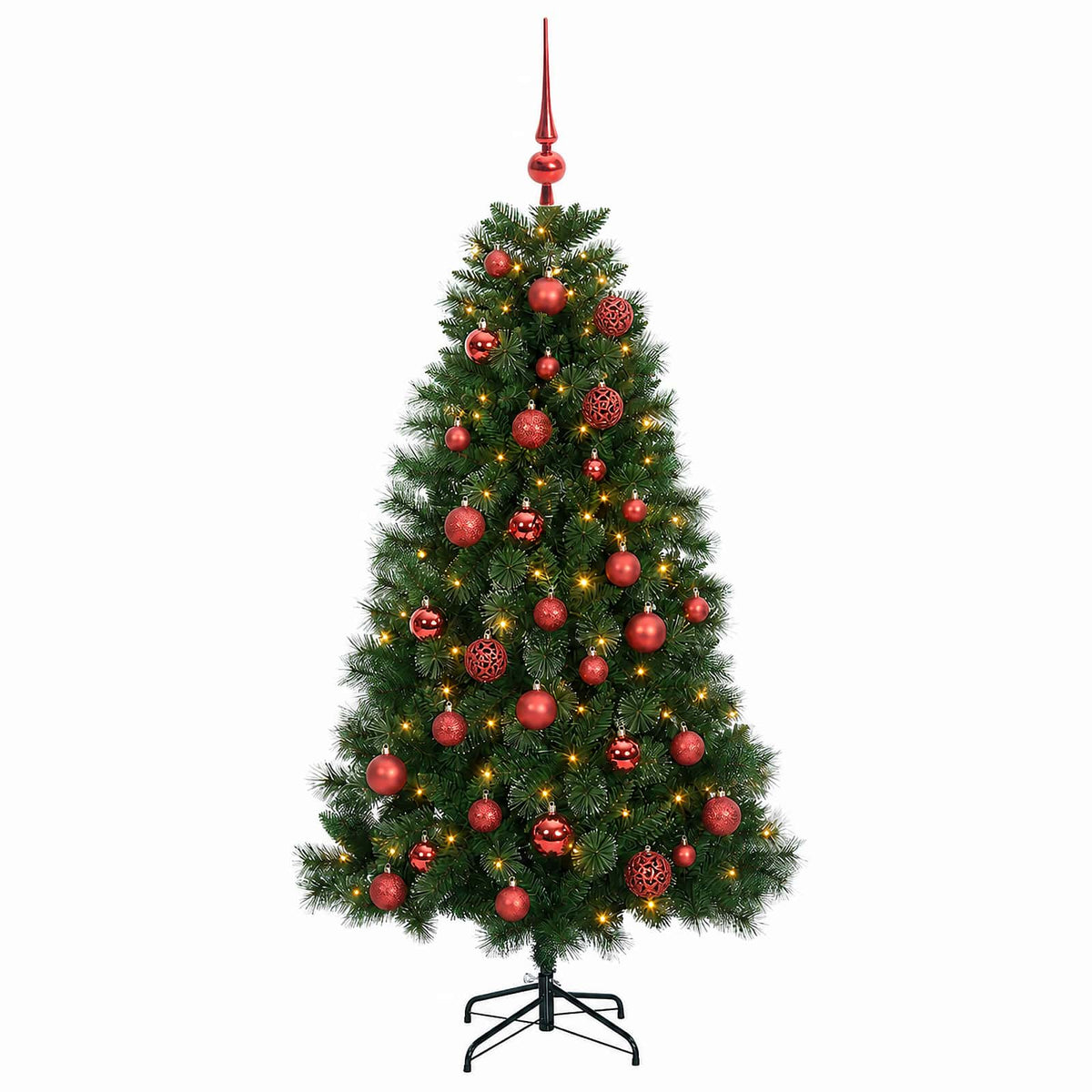 Artificial Christmas Tree with Bauble 120 cm 150 LEDs