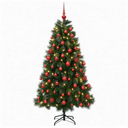 Artificial Christmas Tree with Bauble 240 cm 300 LEDs