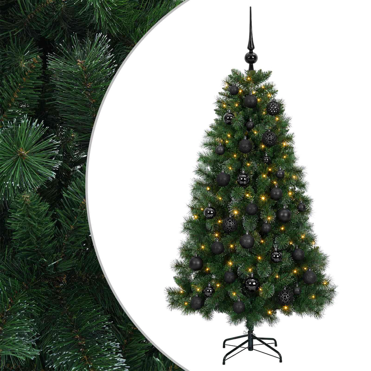 Artificial Christmas Tree with Bauble 120 cm 150 LEDs