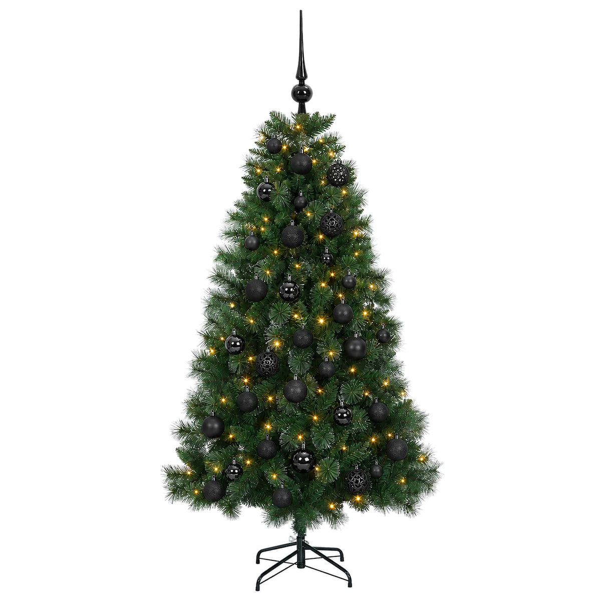 Artificial Christmas Tree with Bauble 120 cm 150 LEDs