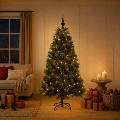 Artificial Christmas Tree with Bauble 120 cm 150 LEDs