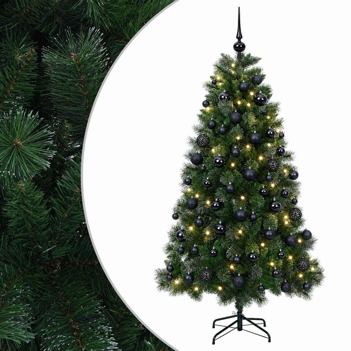 Artificial Christmas Tree with Bauble 240 cm 300 LEDs