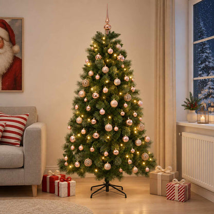 Artificial Christmas Tree with Bauble 180 cm 300 LEDs