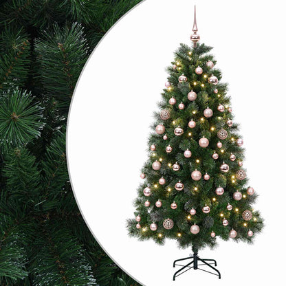 Artificial Christmas Tree with Bauble 210 cm 300 LEDs