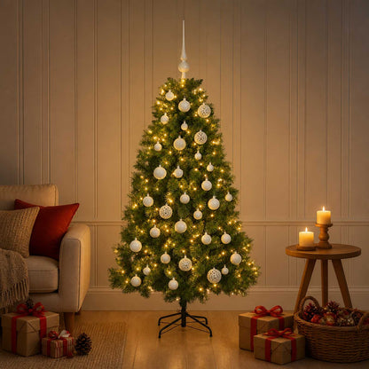 Artificial Christmas Tree with Bauble 120 cm 150 LEDs