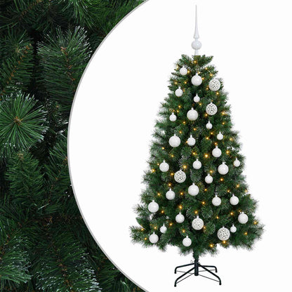 Artificial Christmas Tree with Bauble 150 cm 150 LEDs