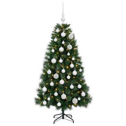 Artificial Christmas Tree with Bauble 150 cm 150 LEDs