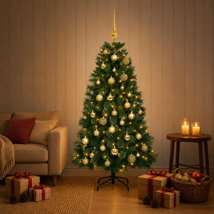 Artificial Christmas Tree with Bauble 120 cm 150 LEDs