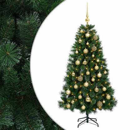 Artificial Christmas Tree with Bauble 150 cm 150 LEDs
