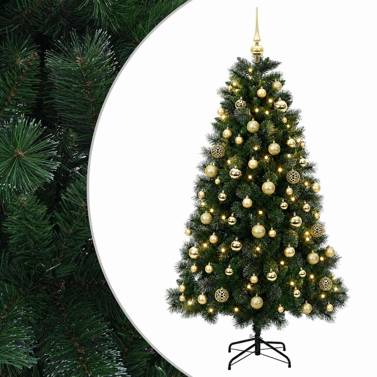 Artificial Christmas Tree with Bauble 240 cm 300 LEDs
