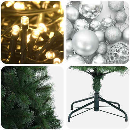 Artificial Christmas Tree with Bauble 120 cm 150 LEDs