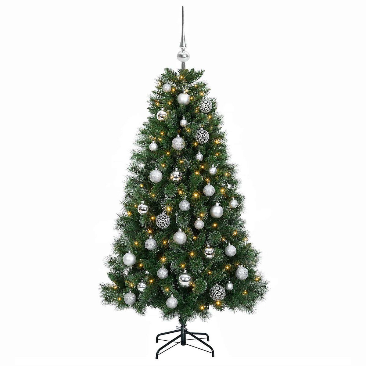 Artificial Christmas Tree with Bauble 120 cm 150 LEDs