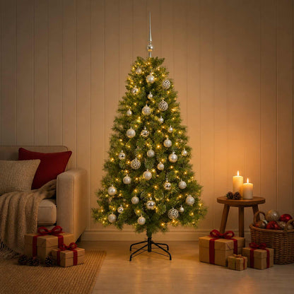 Artificial Christmas Tree with Bauble 120 cm 150 LEDs