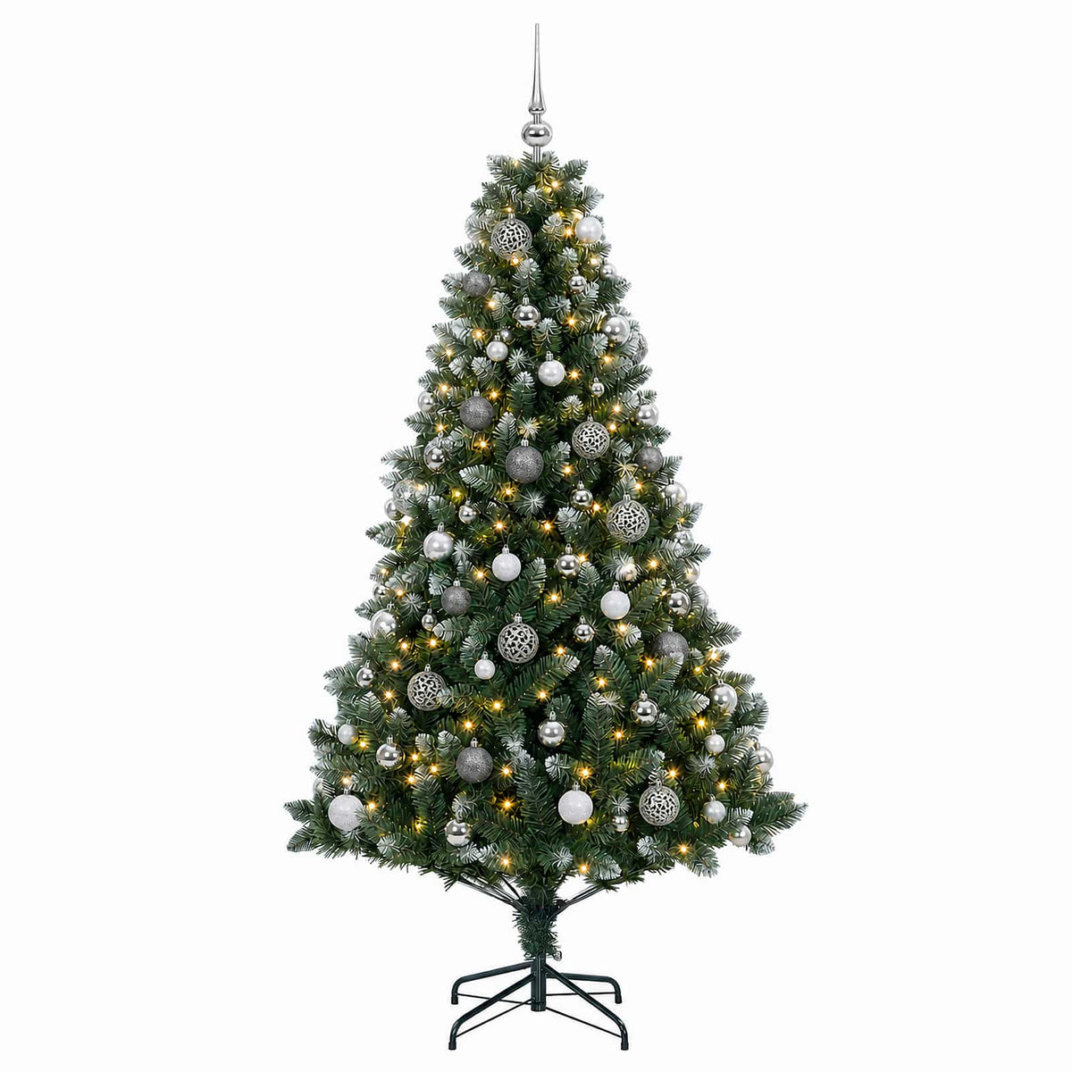 Artificial Christmas Tree with Bauble 180 cm 300 LEDs