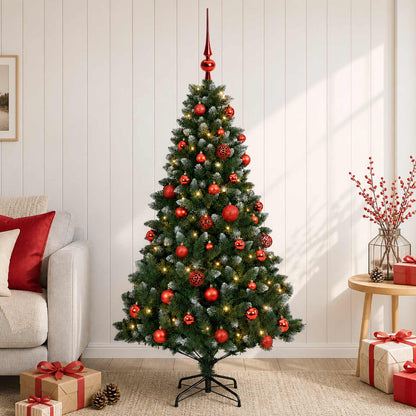 Artificial Christmas Tree with Bauble 150 cm 150 LEDs