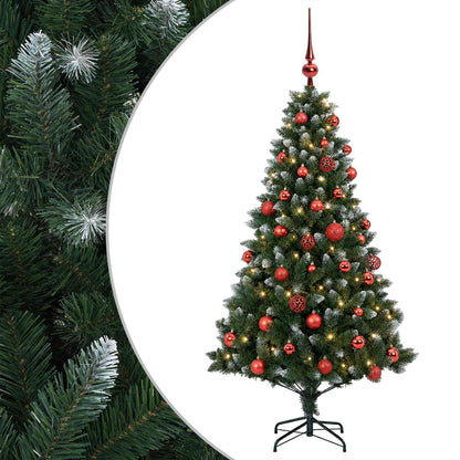 Artificial Christmas Tree with Bauble 150 cm 150 LEDs