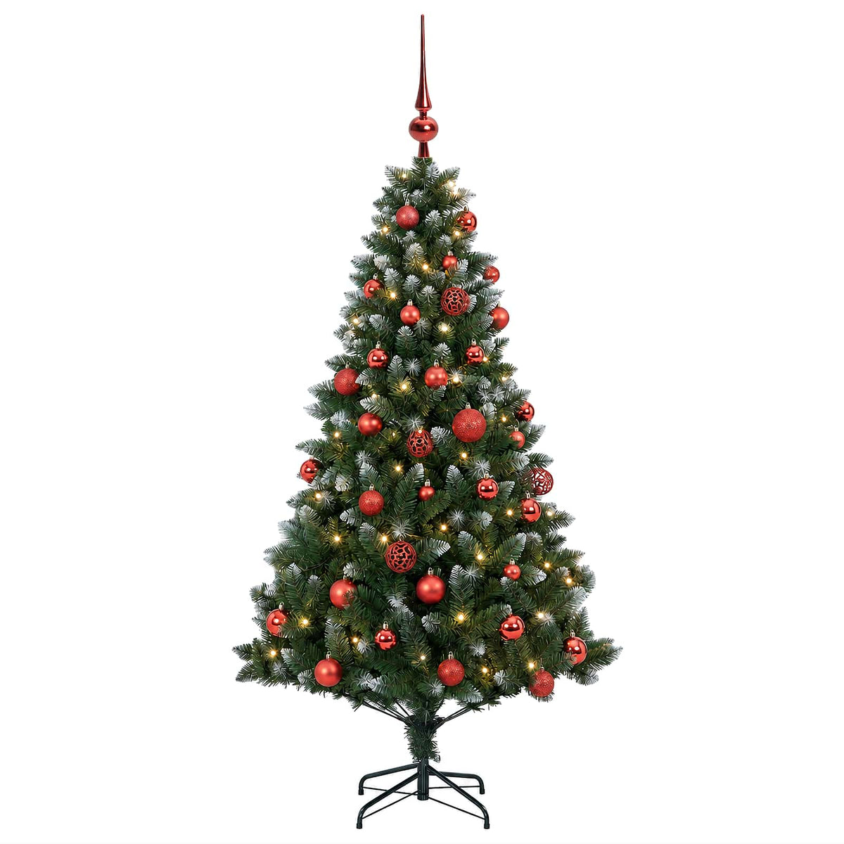 Artificial Christmas Tree with Bauble 150 cm 150 LEDs