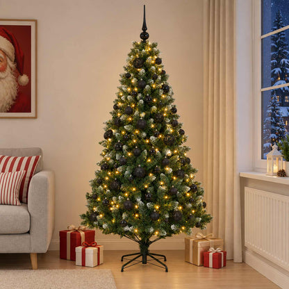 Artificial Christmas Tree with Bauble 180 cm 300 LEDs