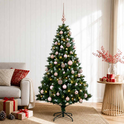 Artificial Christmas Tree with Bauble 150 cm 150 LEDs