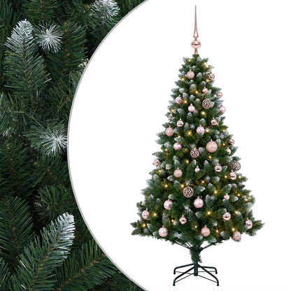 Artificial Christmas Tree with Bauble 150 cm 150 LEDs