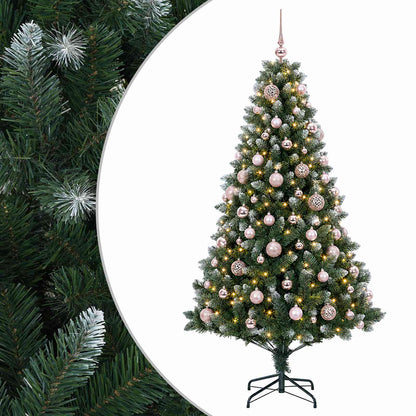 Artificial Christmas Tree with Bauble 210 cm 300 LEDs