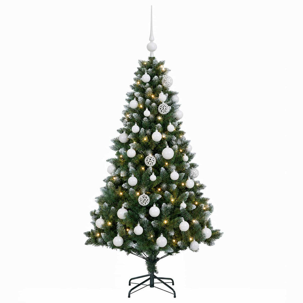 Artificial Christmas Tree with Bauble 120 cm 150 LEDs