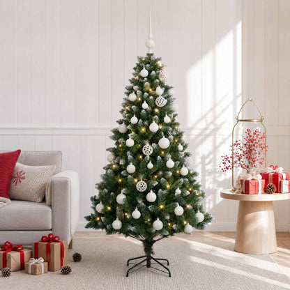 Artificial Christmas Tree with Bauble 150 cm 150 LEDs