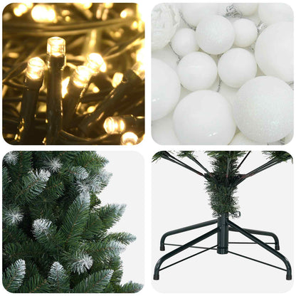 Artificial Christmas Tree with Bauble 210 cm 300 LEDs
