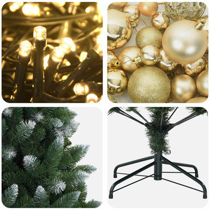 Artificial Christmas Tree with Bauble 120 cm 150 LEDs