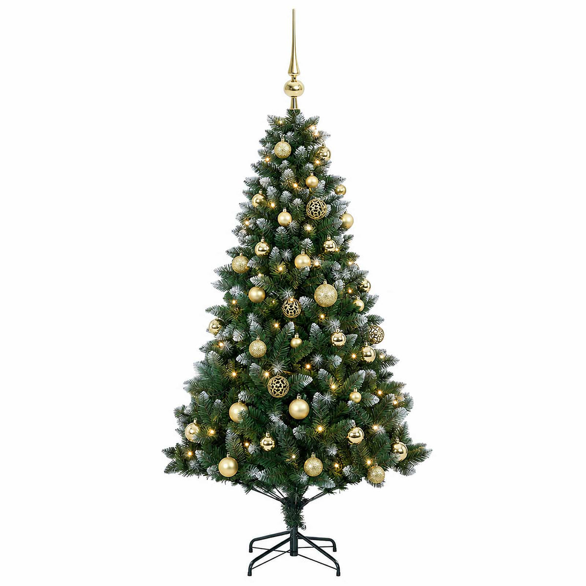 Artificial Christmas Tree with Bauble 120 cm 150 LEDs