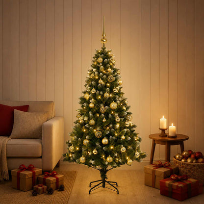 Artificial Christmas Tree with Bauble 120 cm 150 LEDs