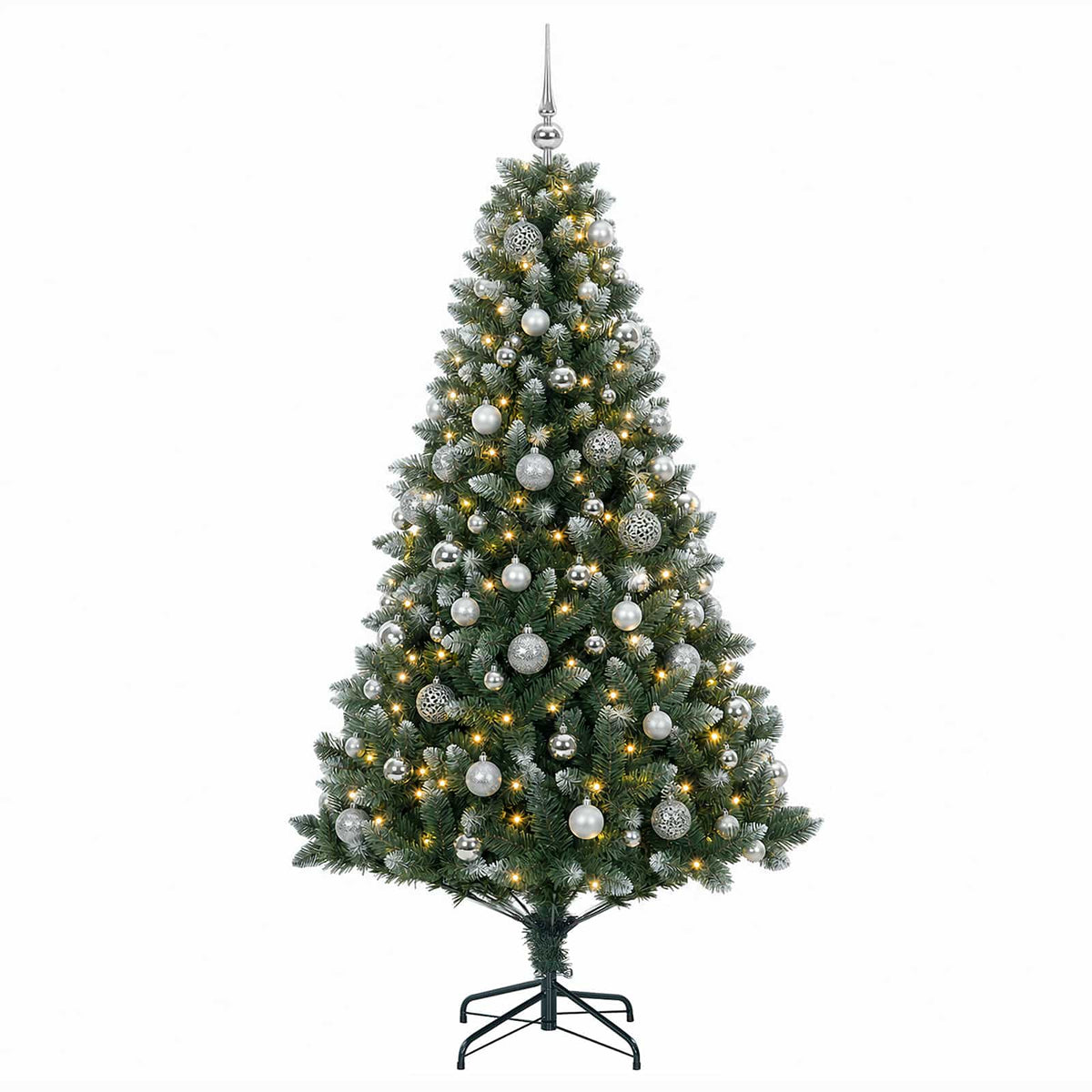 Artificial Christmas Tree with Bauble 240 cm 300 LEDs