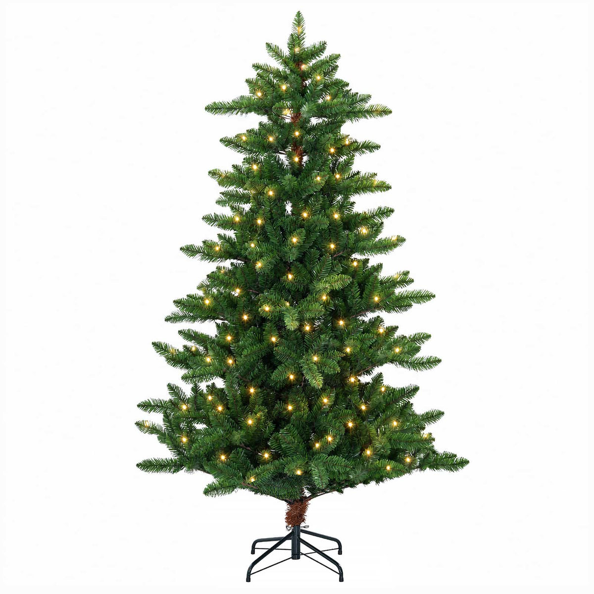Artificial Christmas Tree 120 cm 150 LEDs Warm White