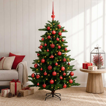 Artificial Christmas Tree with Bauble 150 cm 150 LEDs